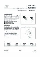 DataSheet STP8NM60D pdf